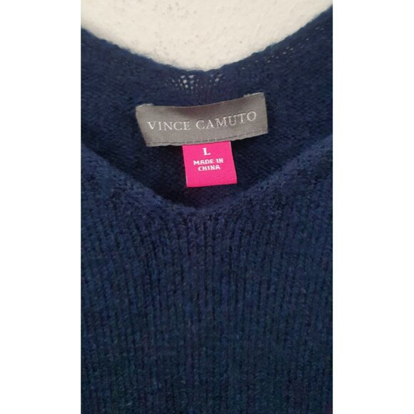 Vince Camuto Women's V-Neck Sleeveless Sweater Dress Size L - Picture 7 of 8